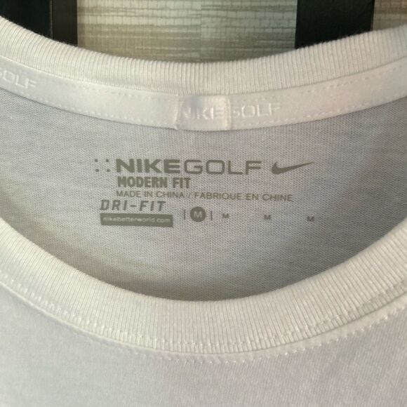Nike Golf Duke university white black logo T-shirt m - Picture 2 of 5
